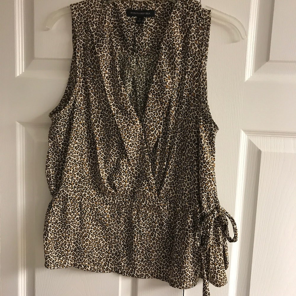 Banana Republic Animal Print Top